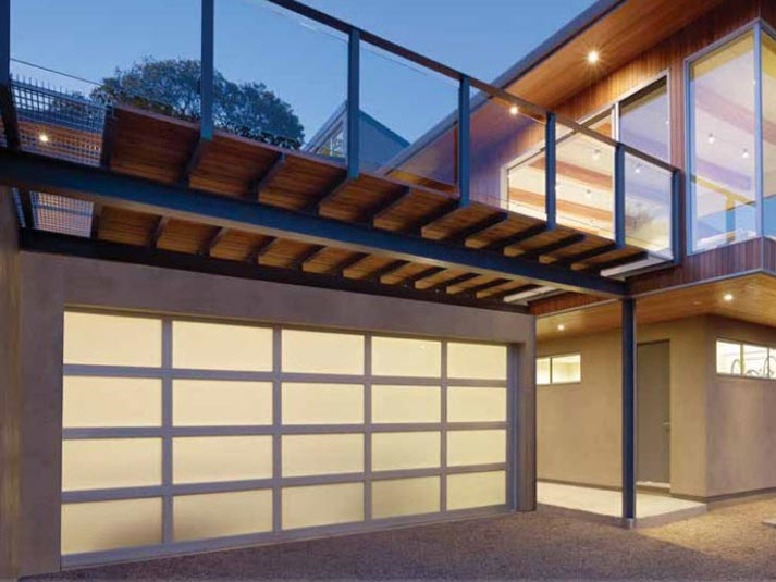 Frosted glass garage door 图5