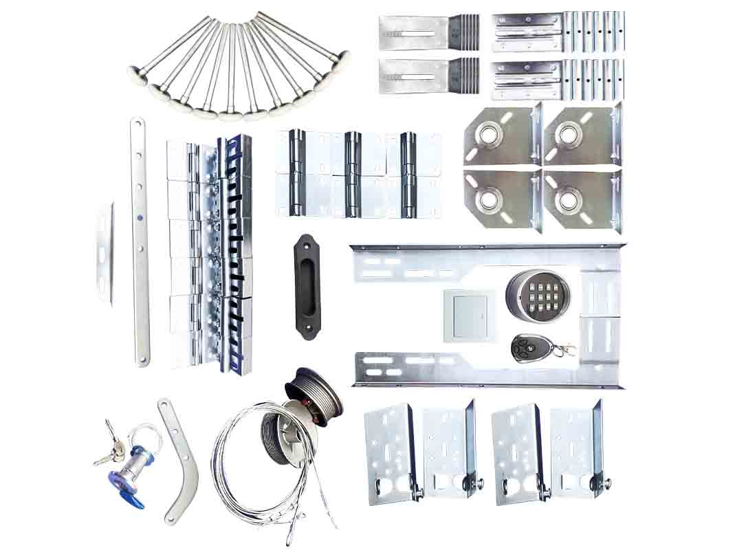 Garage door hardware box